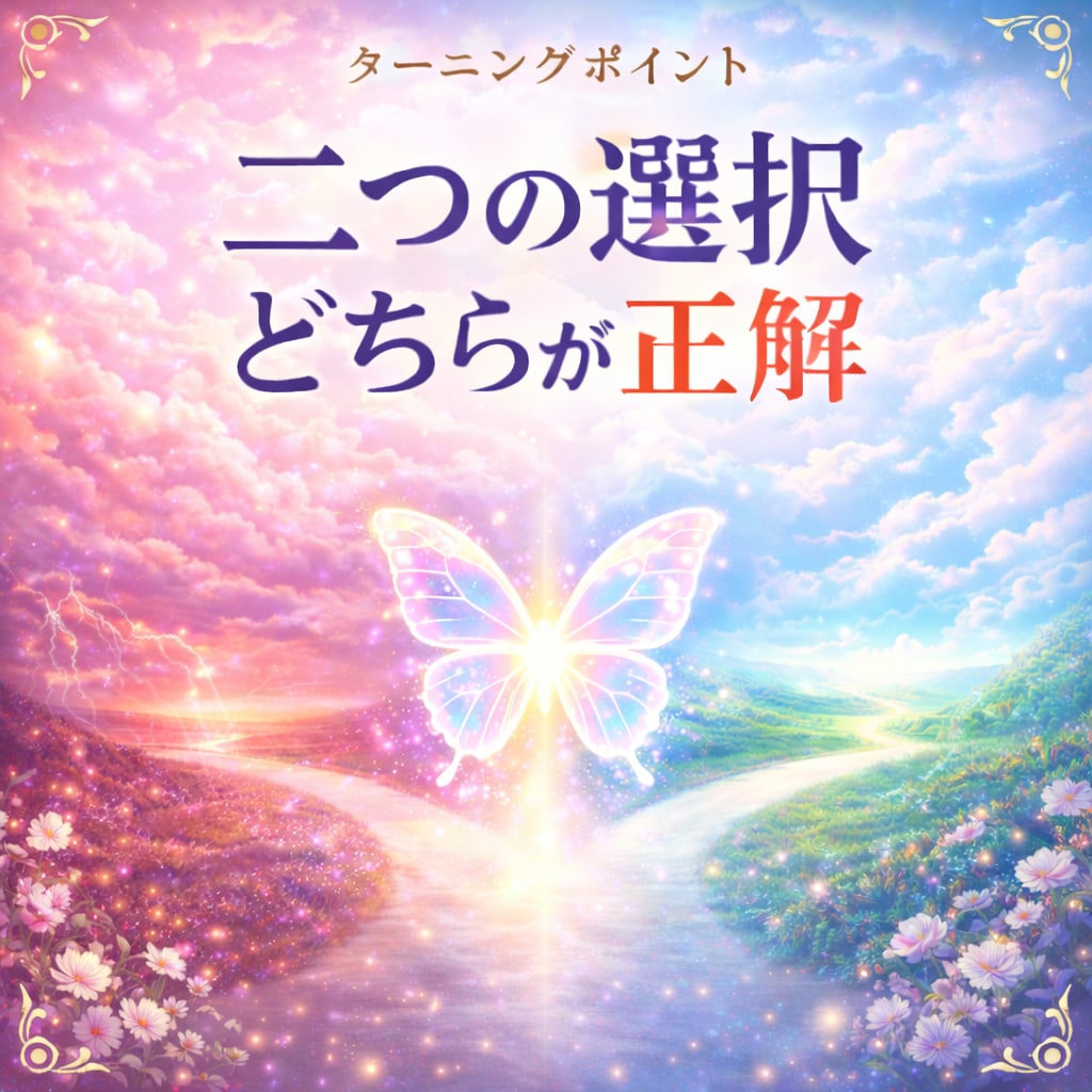 二つの選択に迷うお悩みどちらが最善か鑑定します 二つの未来を鑑定し最善な選択をお伝えいたしますஐ⋆ イメージ2