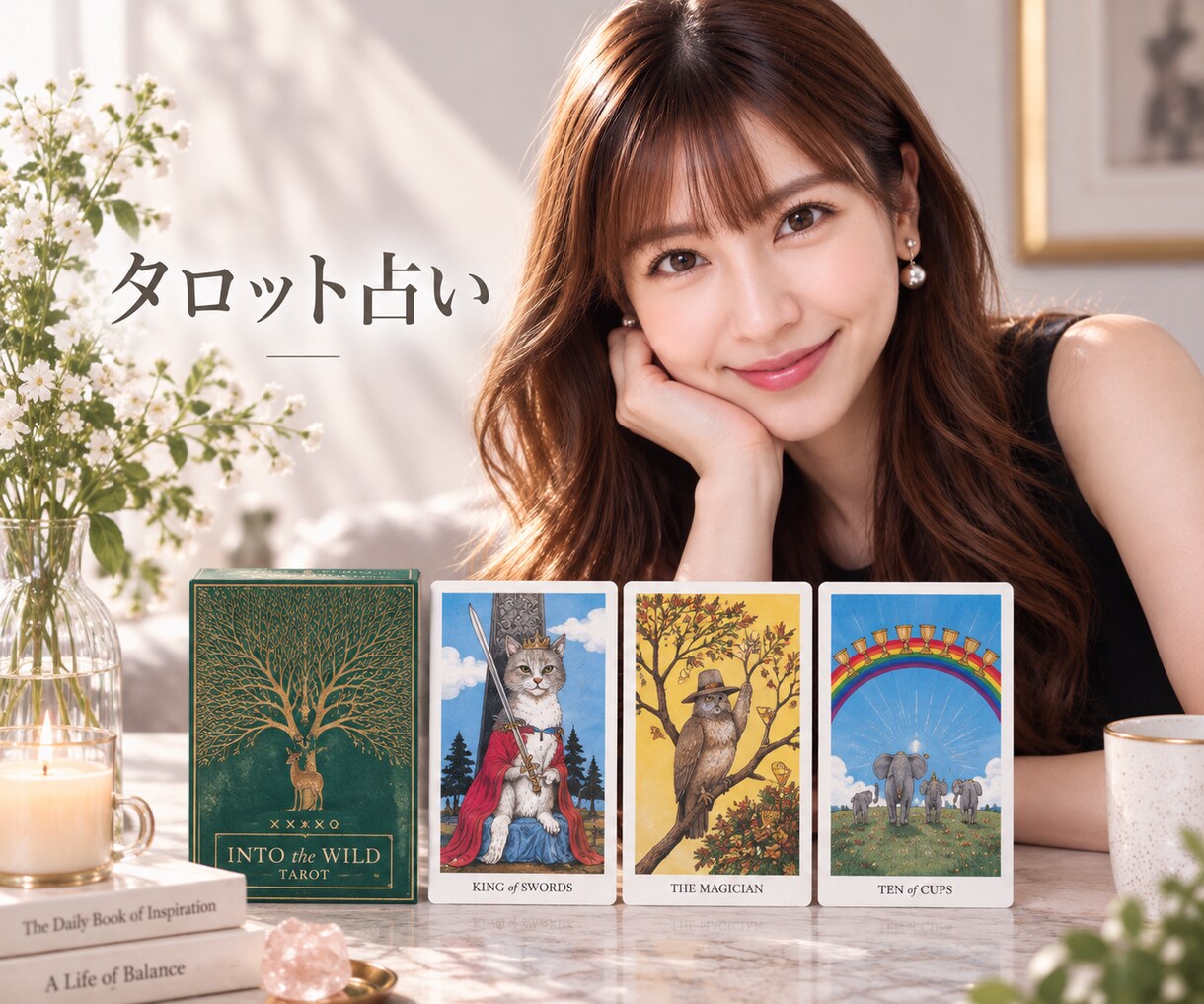 タロットでお相手の気持ちを読み解きます 片思い／復縁／複雑恋愛／不倫／曖昧な関係♡あの人の気持ち鑑定 イメージ3