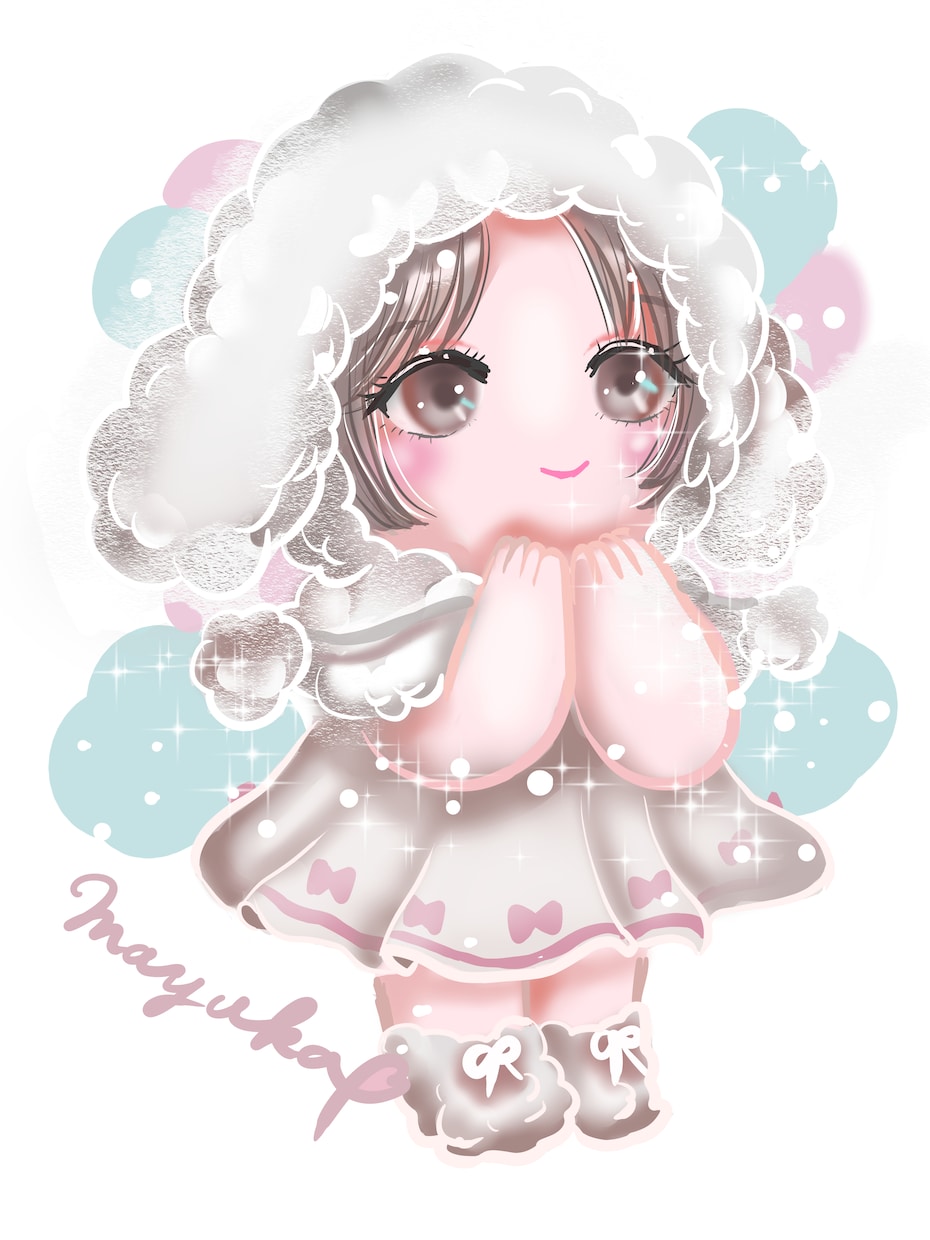 ミニキャラ描きます ♥SNSアイコンやプレゼントなどに,お使い頂けます♥ イメージ3