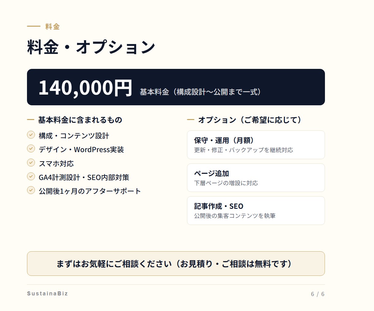 集客に繋がるホームページを制作します 初心者の方でも安心！丁寧＆迅速に対応します イメージ6