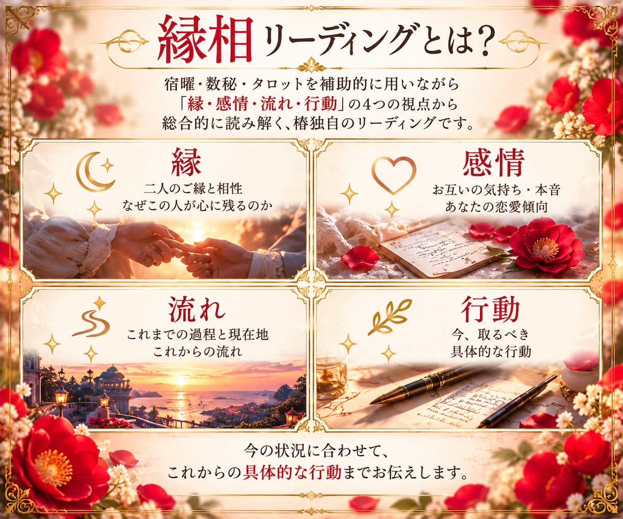 復縁・音信不通｜お二人の縁とこれからを読み解きます 出品記念限定価格これから進む道しるべに イメージ3