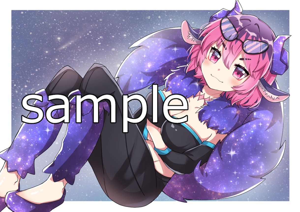 アイコン、ヘッダー、一枚絵などお描きします ☆SNS、動画、Vtuber、観賞用などに☆ イメージ5