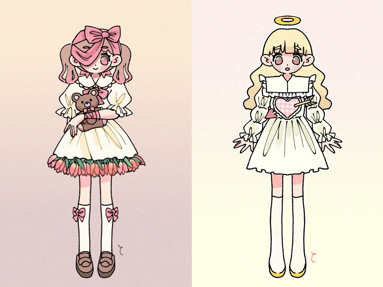女性のキャラクターデザインします あなたの創作活動をもっと豊かに！ イメージ1