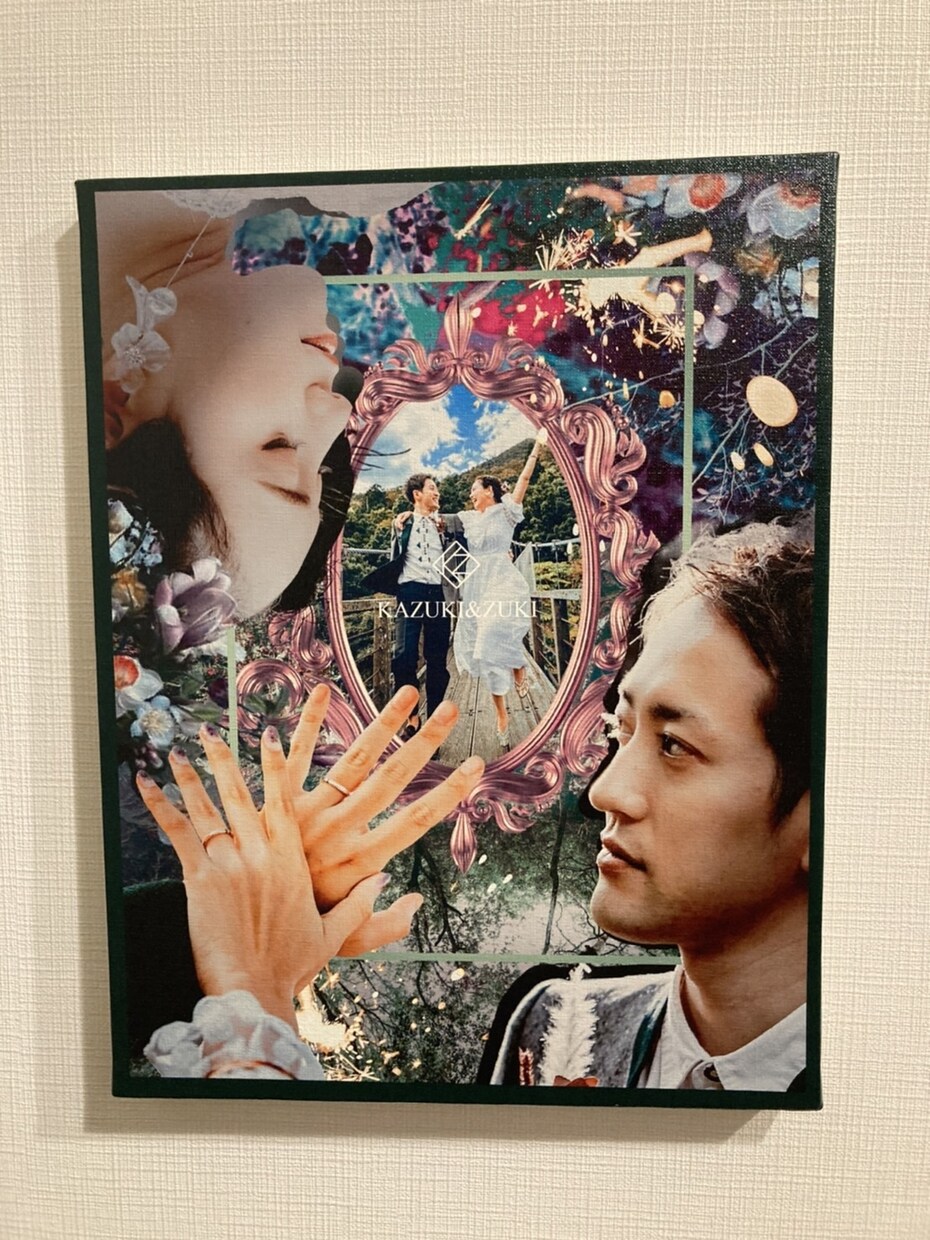 キャンバスプリント型ウェルカムボードを作成致します オリジナルの写真で世界に一つだけのボード イメージ1