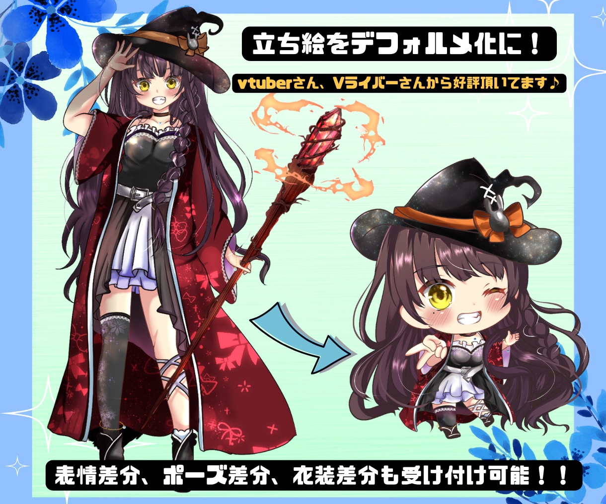 商用利用可！もちもちで可愛いSDキャラ描きます 最短当日納品！お急ぎの方もオススメ！ イメージ8
