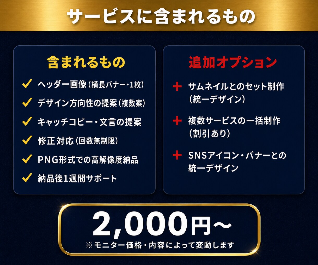 競合に差をつけるココナラヘッダー画像を制作します ココナラ出品者様専用│高品質ヘッダーを即日作成 イメージ7
