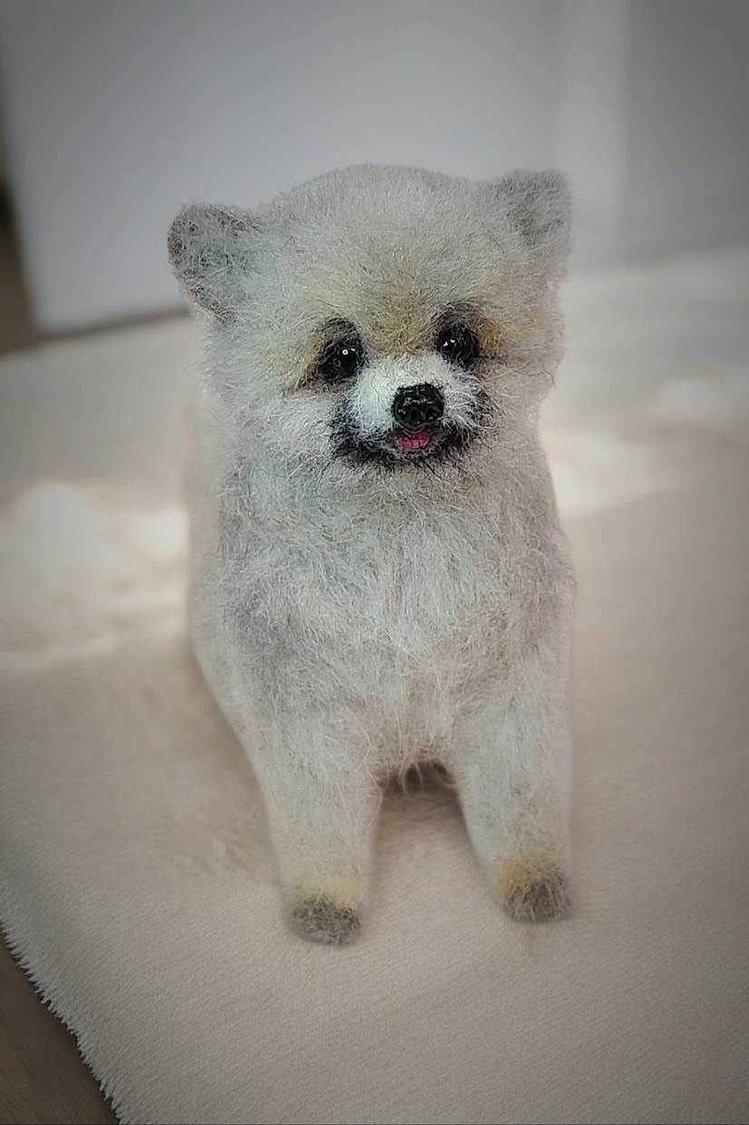 大切な愛犬さんをお作りします 世界にたった一つ♡うちのコ羊毛フェルト♡ イメージ8