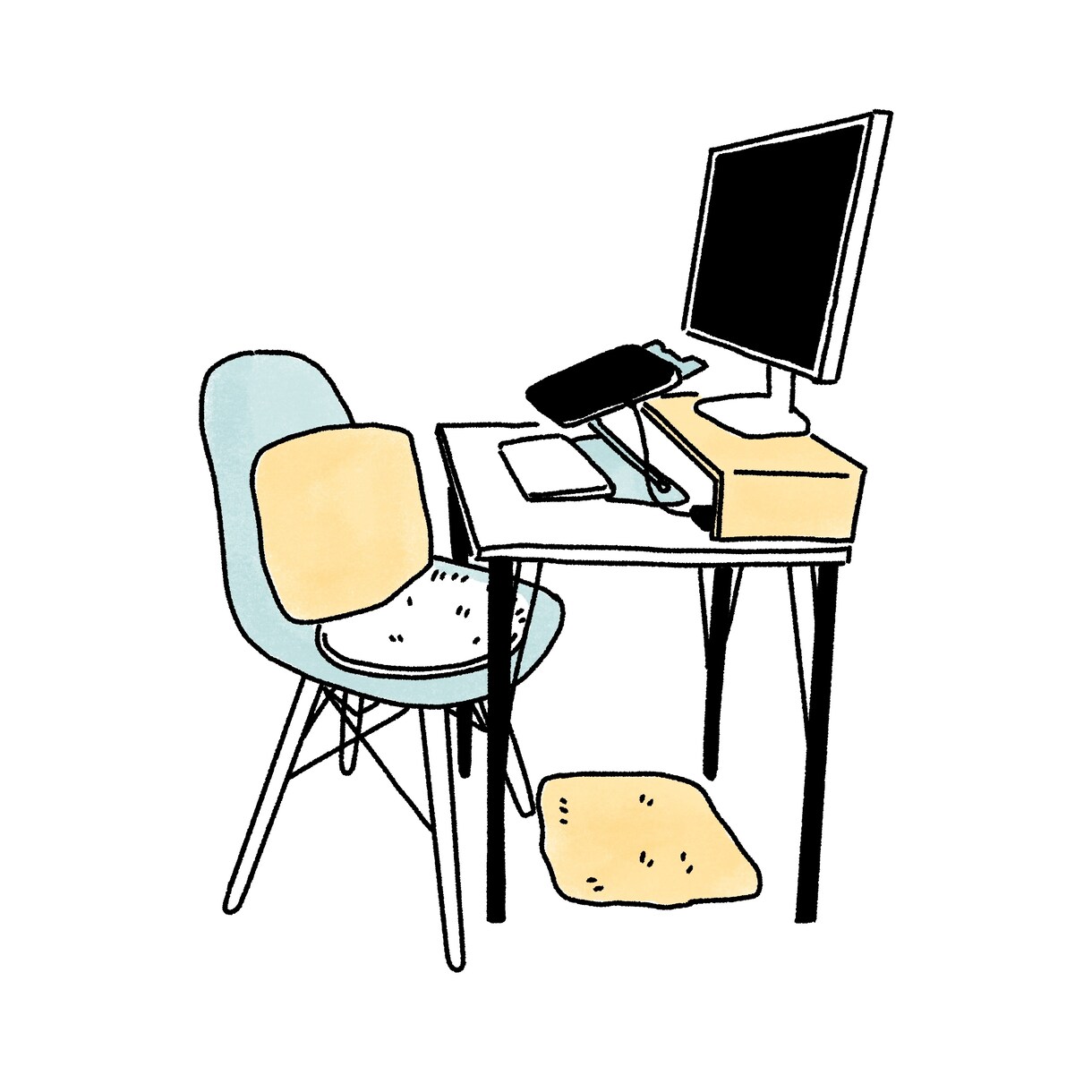 シンプルでポップなカットイラストお描きします Tシャツやグッズに！幅広いモチーフに対応しております！ イメージ4