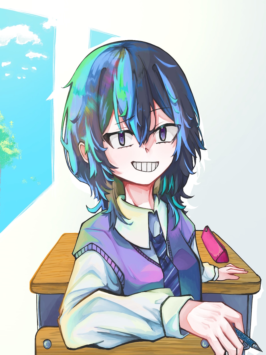 依頼者に合わせた柔軟な対応で厚塗りイラスト描きます お安くハイクオリティなイラストをお届けします イメージ1
