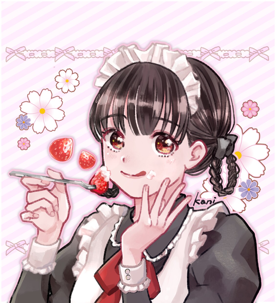 ガーリーキュートな女の子イラストお描きします かわいいアイコン・サムネ・立ち絵★ボーイッシュ女子や男性も◎ イメージ5
