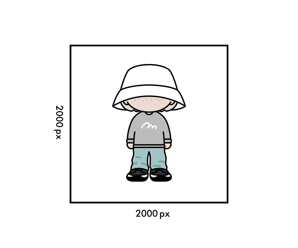 優しくポップでシンプルな絵柄の似顔絵を描きます SNSでの普段使いから特別な日まで、似顔絵をいかがでしょうか イメージ4