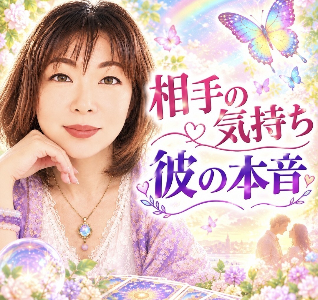 恋愛♡相手の本音をサクッとタロットで占います 隠された本音、未来を読み解き、幸せへの道しるべを鑑定します イメージ1