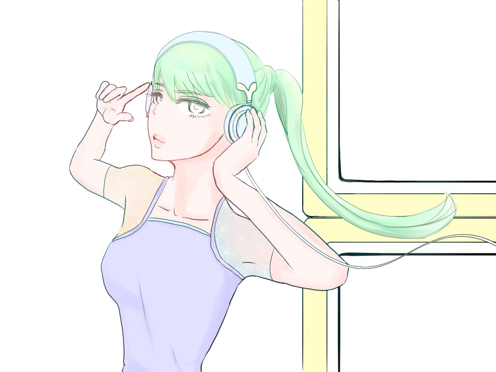 カッコイイ女の子、綺麗なイラストを作成いたします アイコン、配信ジャケットなど。目ヂカラ強め暗めが得意です イメージ3