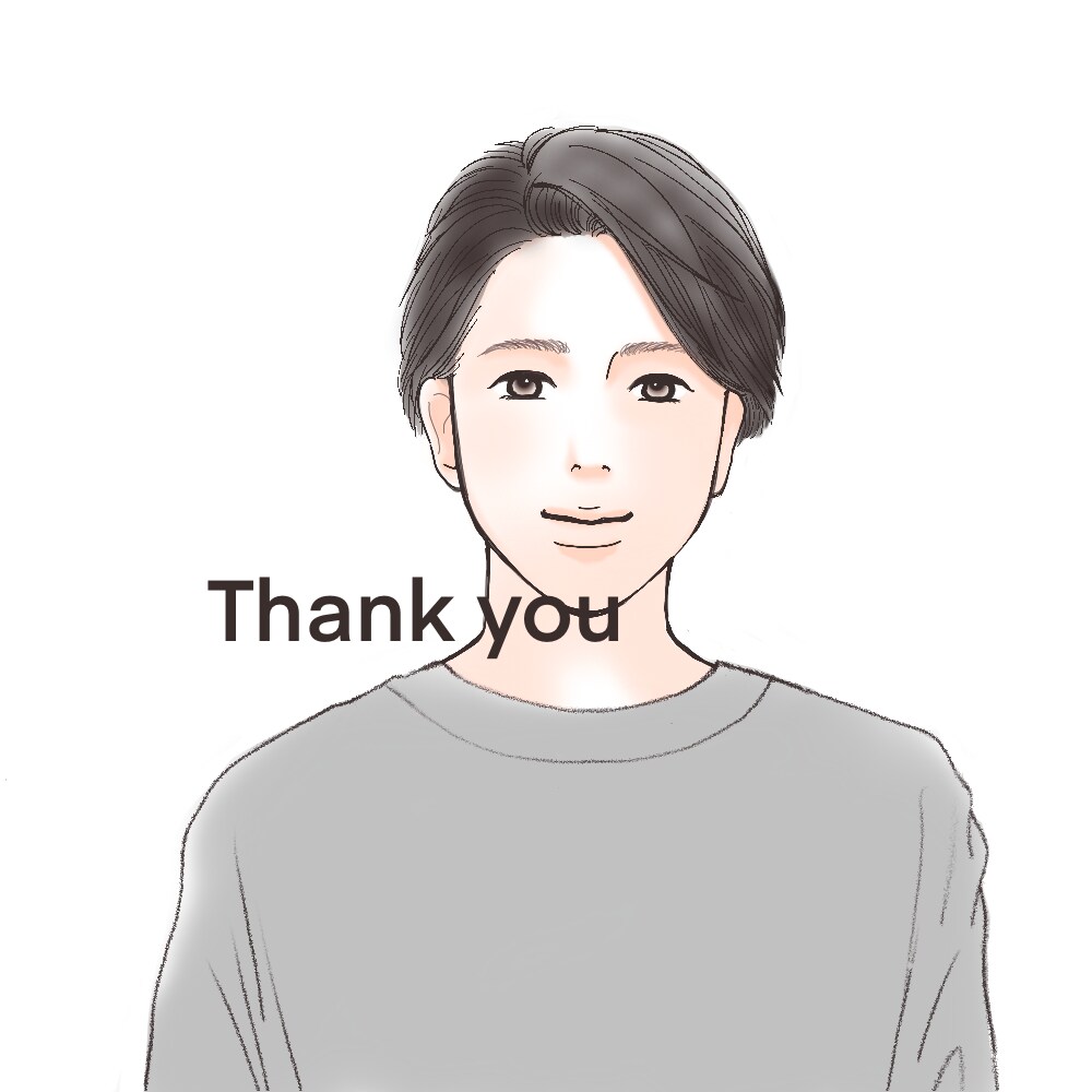 フルカラーで優しい雰囲気。似顔絵風イラスト描きます お写真無くてもOK！リアル似顔絵風で好感度高い多用途イラスト イメージ5