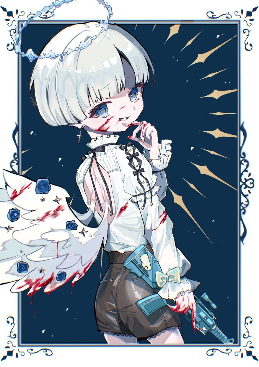 闇可愛いイラスト/アイコン絵/ミニキャラ描きます 地雷系、男の娘、ショタ、ケモ耳は大得意◎ イメージ6