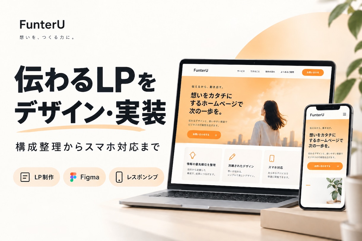 申込導線を整理したLPを制作します ランディングページ制作｜Figma・スマホ対応 イメージ1
