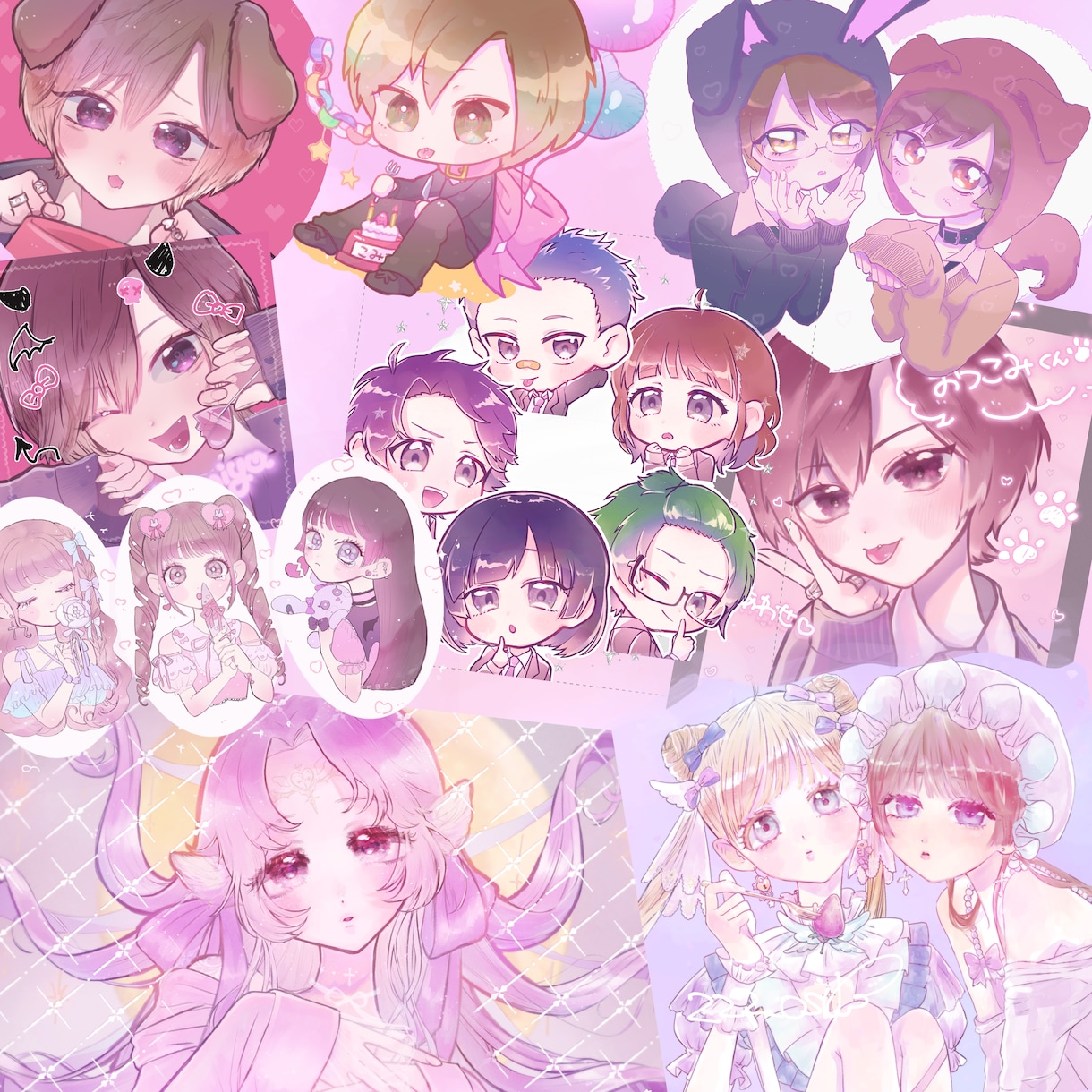 かわいいイラストなんでも描きます アイコン、ヘッダー、動画等にご活用ください♥ イメージ2