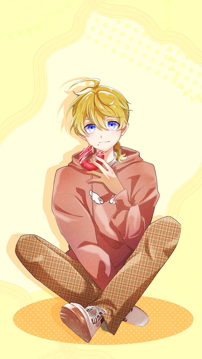 彩度高めの目を引くイラスト描きます アイコン、サムネ、歌ってみた、立ち絵、ミニキャラ、ヘッダー イメージ1