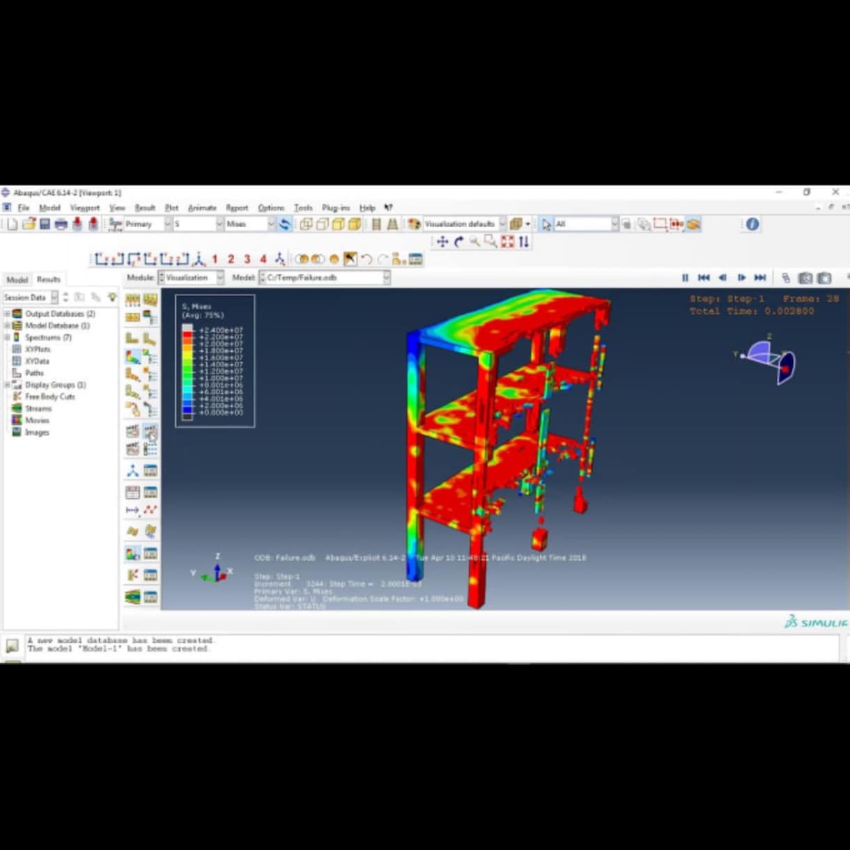 FEA,CFD有限要素法を用いた強度解析をします abaqusやansysなどを使用 イメージ3