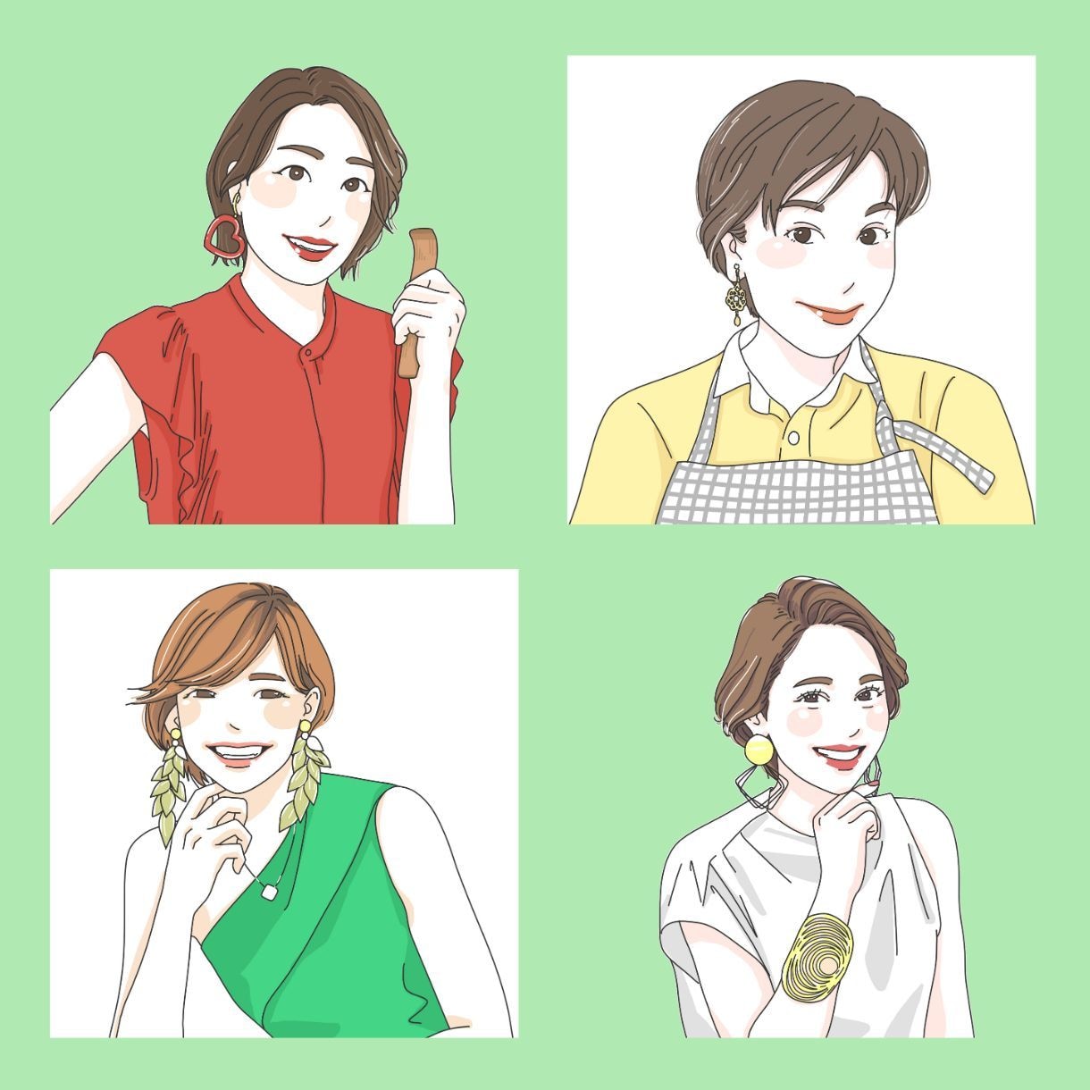 ヒアリングばっちり！似ててキレイな似顔絵描きます 似てる！ほどよくキレイ！で気分UP♪SNSやプレゼントにも イメージ3