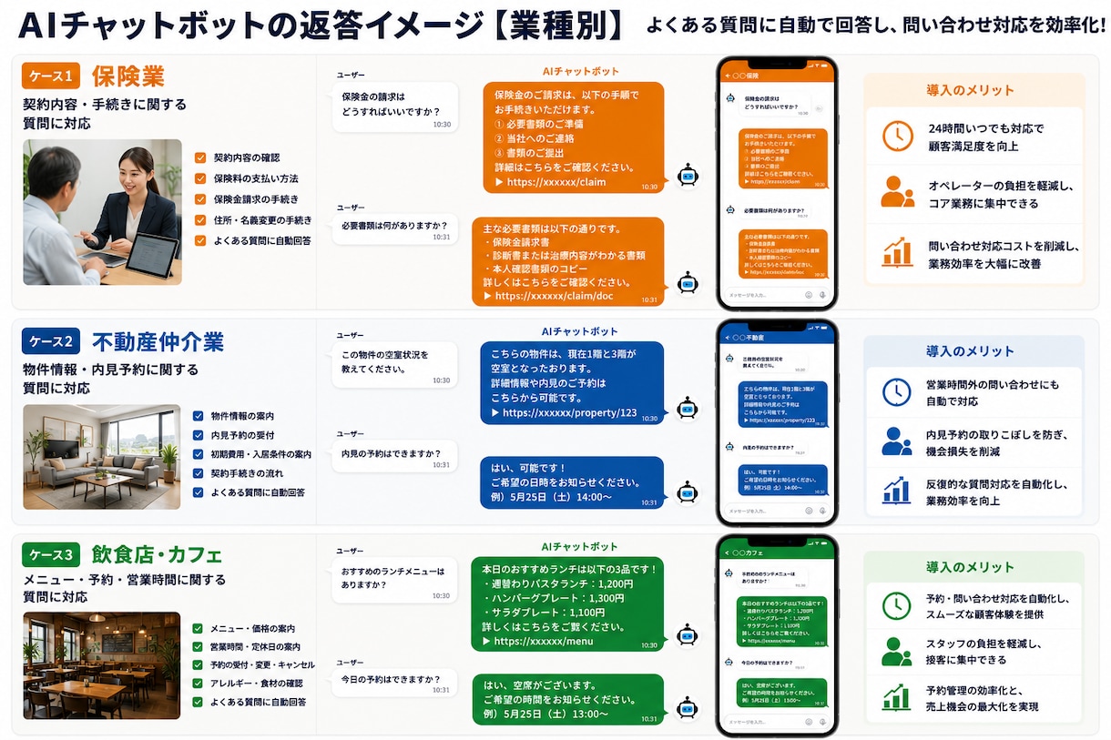 AIチャットボット・顧客対応の自動化を開発します 顧客対応・FAQ・問い合わせ返信をAIで自動化します イメージ5