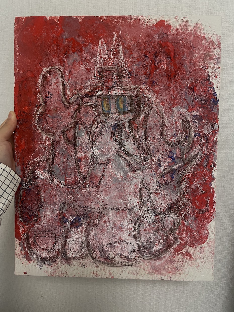 感情を表す絵を描きます 感情や音楽をもとにした抽象画を描きます イメージ1