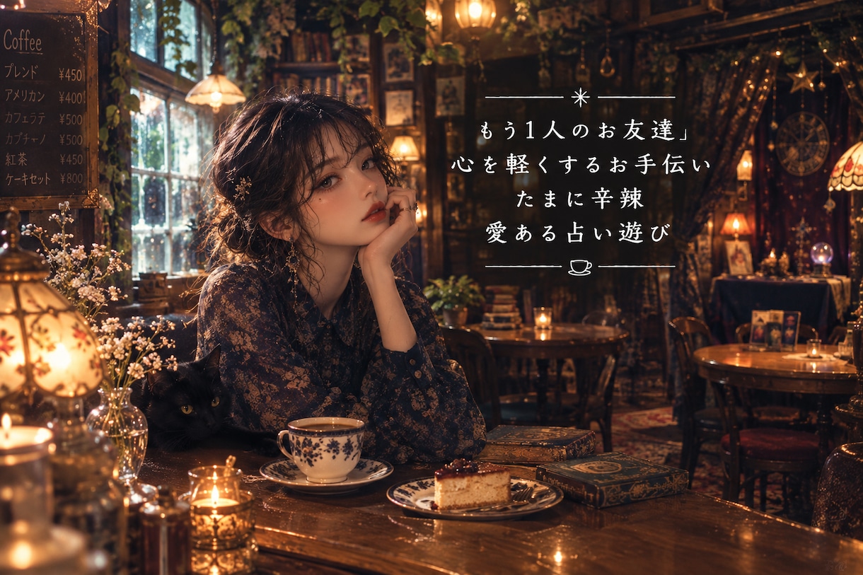 初回購入限定☆占い好きさんの暇つぶし☆お話聞きます 超絶ライトに☆1時間チャット➕最後に1回だけカード引きます☆ イメージ1