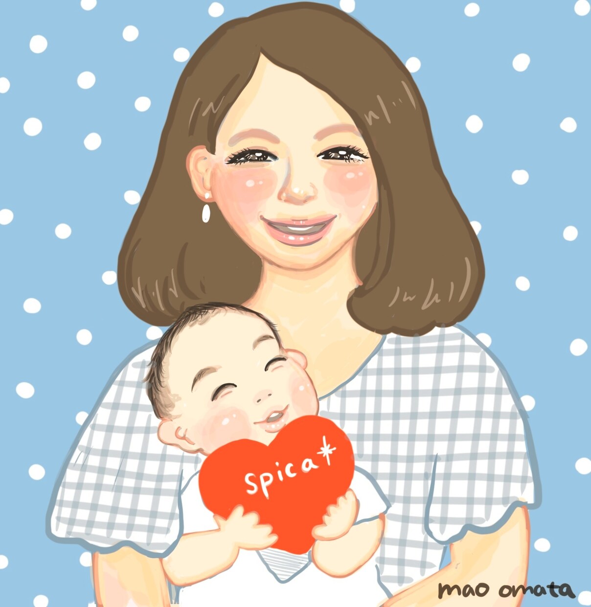 厚塗りでお洒落な雰囲気の似顔絵描きます おしゃれで可愛い似顔絵、イラスト。アイコンやサムネにどうぞ。 イメージ10