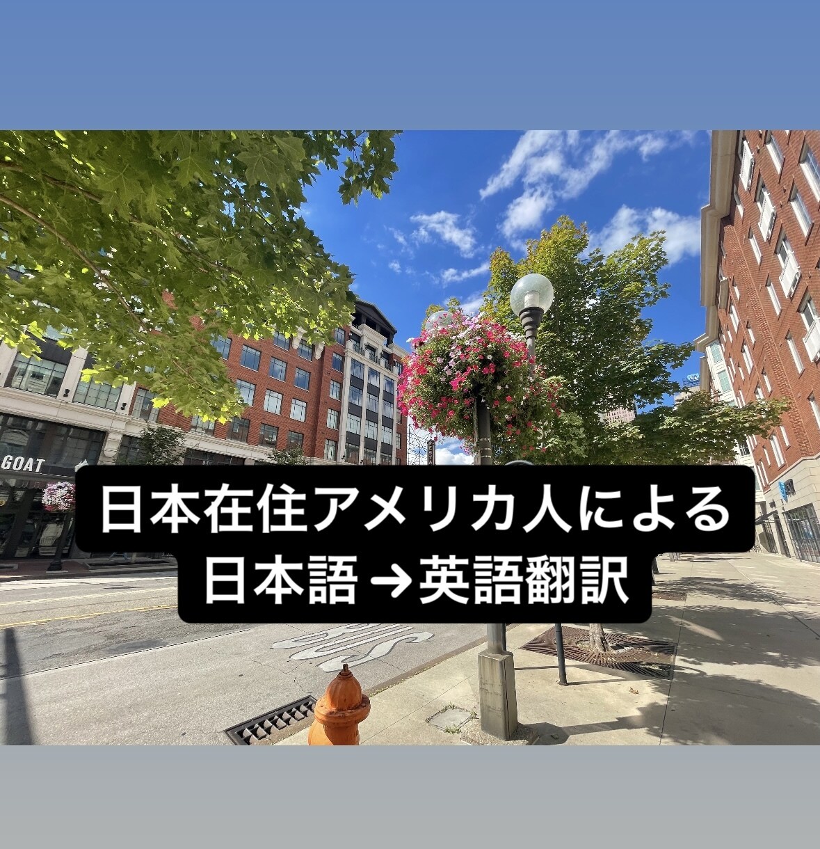 日本語→英語に翻訳します 日本在住アメリカ人による自然な翻訳 英語の職務経歴書にも イメージ1