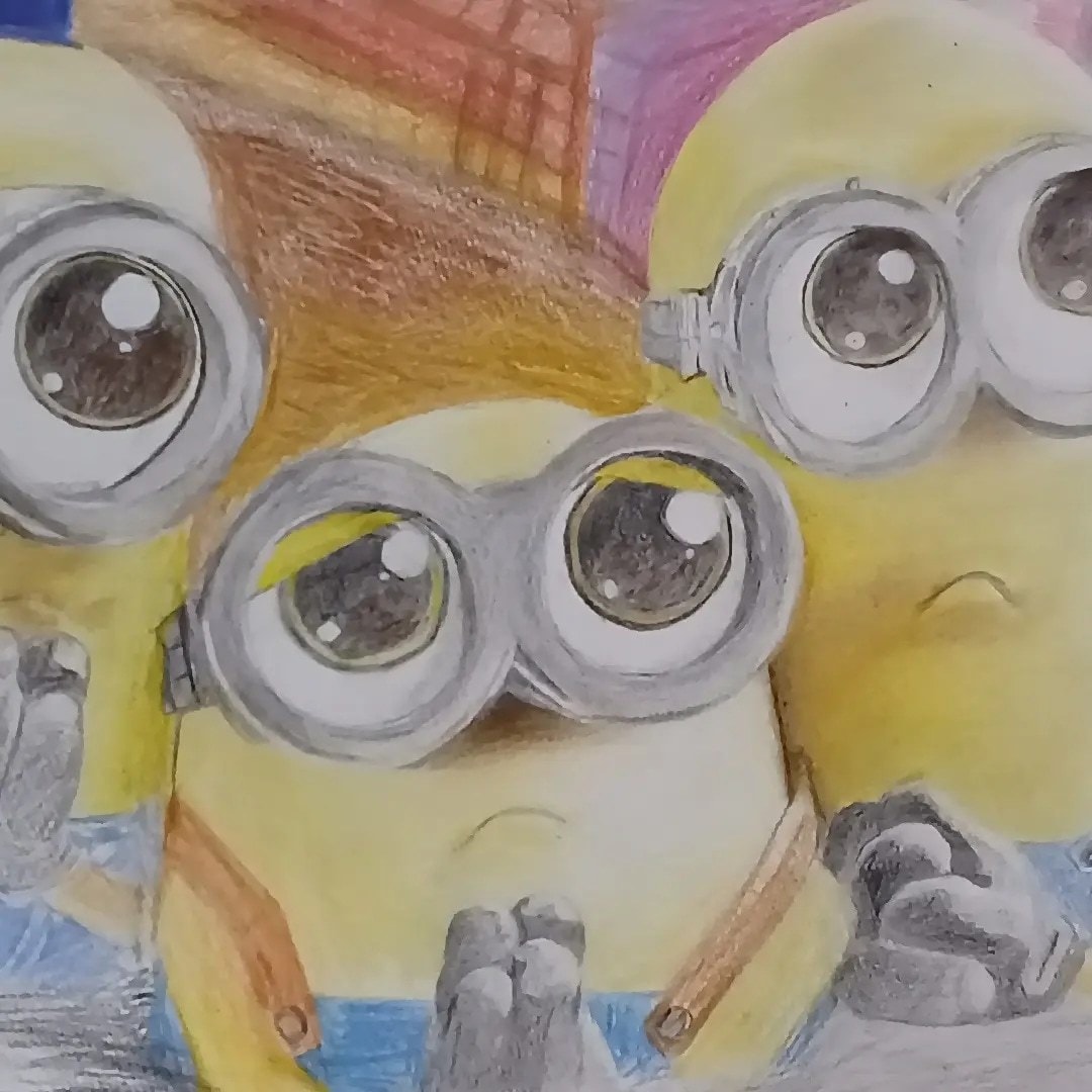 色鉛筆で描く心の色を載せて笑顔になる絵を描きます 眺める度に笑顔になれる絵 他にはない手書きならではの一枚 イメージ2