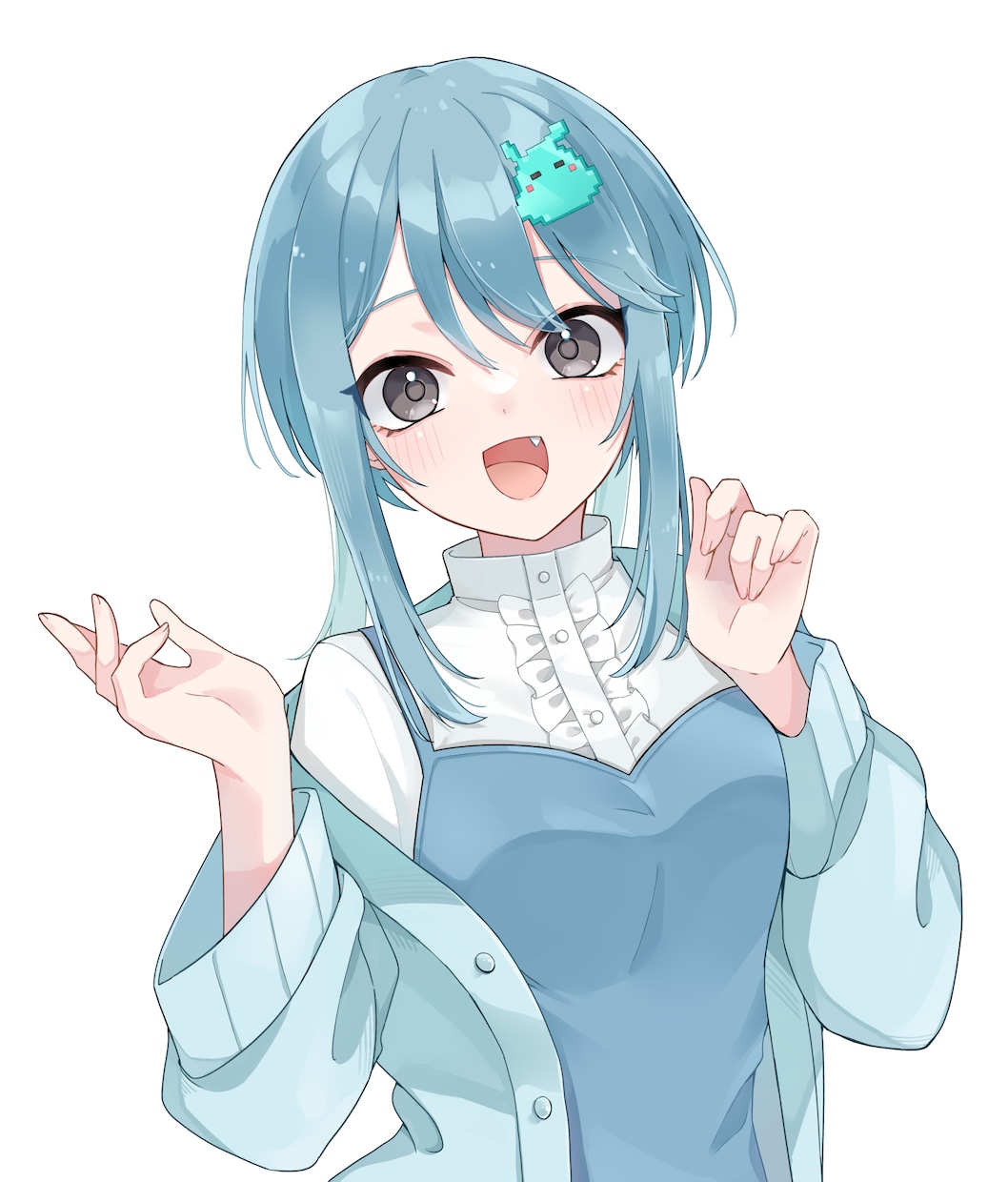 可愛い！目を引く！イラスト・キャラデザ描きます vtuber、SNSアイコン・ヘッダー、動画配信用イラスト☆ イメージ9