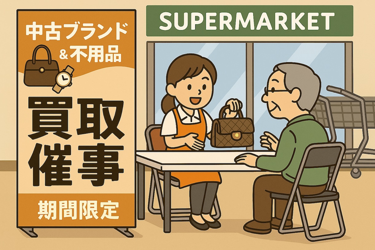 スーパーでの中古品買取催事出店ガイドを販売し［ます 買取催事歴10年のプロが教える 初心者の方向け・分かりやすい イメージ1