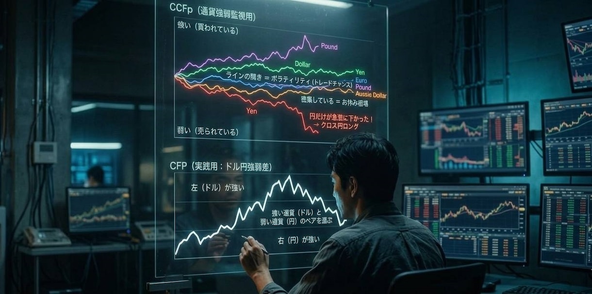 通貨の強弱差で、有利なトレードポイントを見つけます 安心の根拠【強い×弱い】をプラス！チャート監視も楽にできます イメージ9