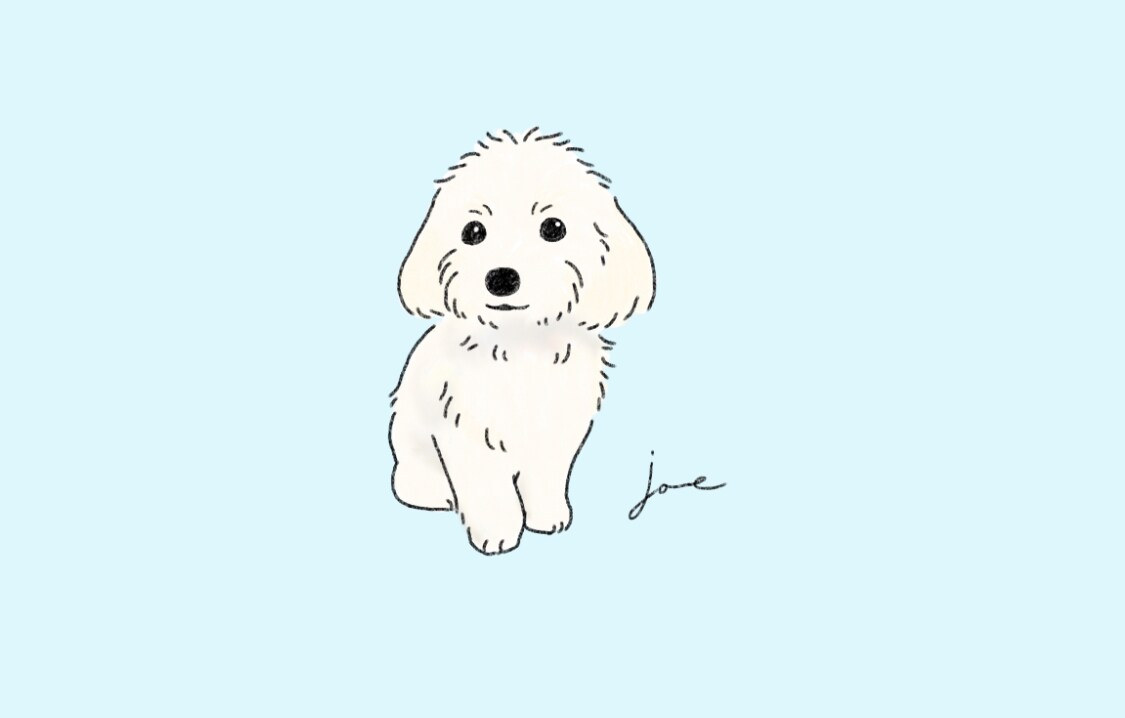 犬の似顔絵イラスト描きます あなたの愛犬のかわいい瞬間を描かせてください(o^^o) イメージ3