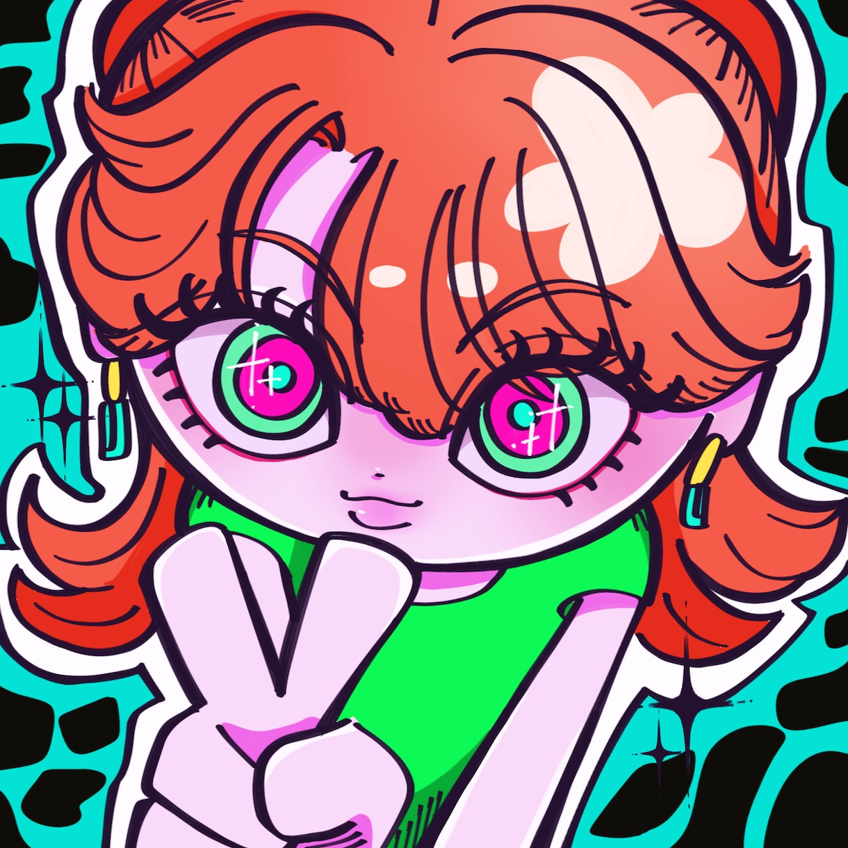 カラフルでポップなアイコン描きます カラフルで印象に残るあなただけのイラストをお描きします☆ イメージ2