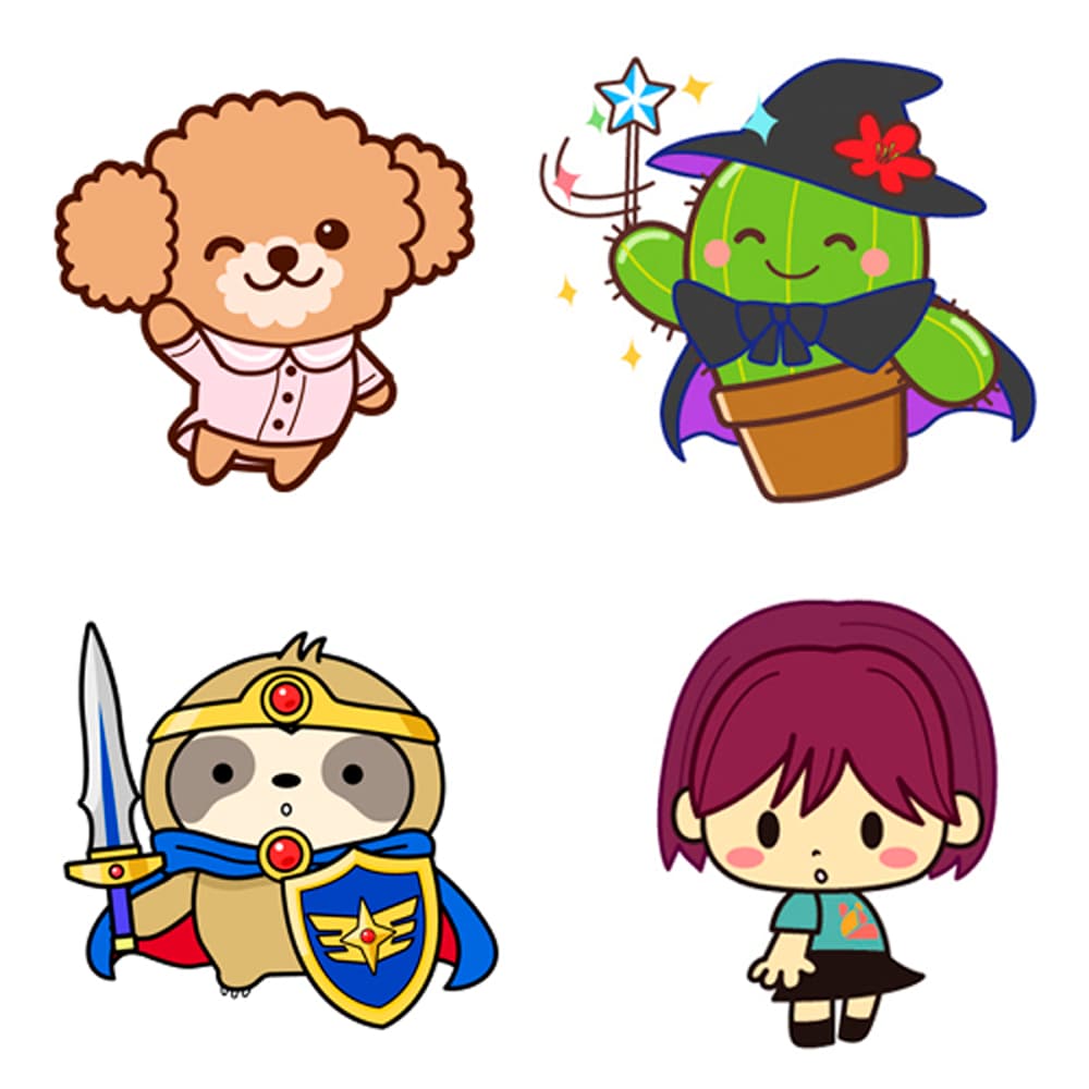 かわいい動物キャラクターイラスト作ります 商用利用OK！修正回数無制限！ほのぼのゆるキャラ描きます！ イメージ5