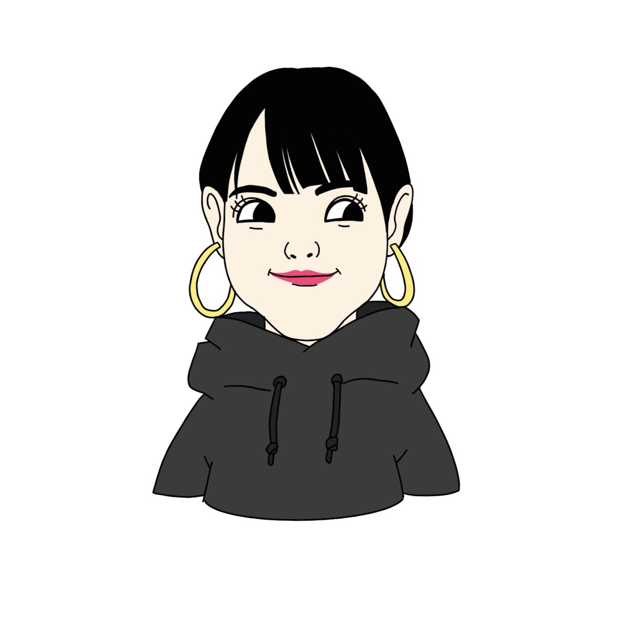 スケッチ風、デジタルの似顔絵を描きます InstagramやTwitter、LINEのアイコンに イメージ2