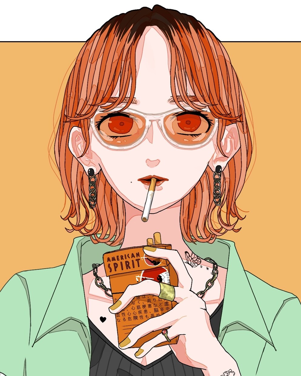 SNS用のアイコンなどにも使えるイラストを描きます おしゃれで可愛い自分だけのアイコン、イラストを探してる方へ！ イメージ7