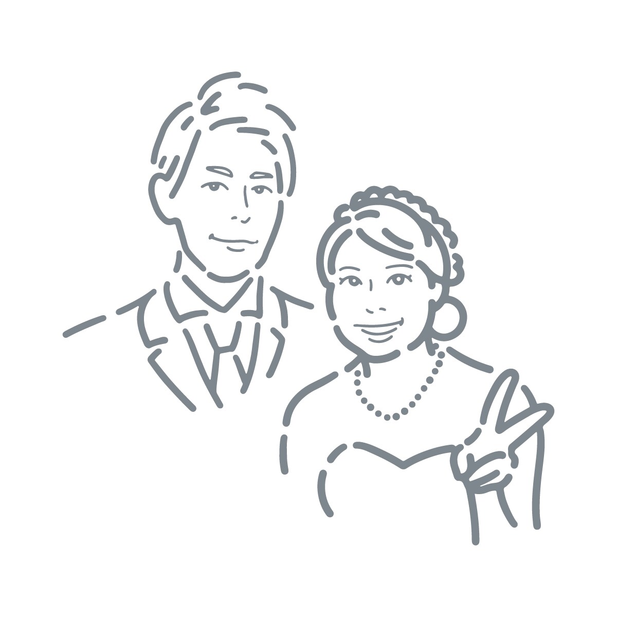 商用OK◎写真をもとにナチュラルな似顔絵を描きます アイコンやご家族ご友人へのプレゼント、イベントアイテムにも！ イメージ3