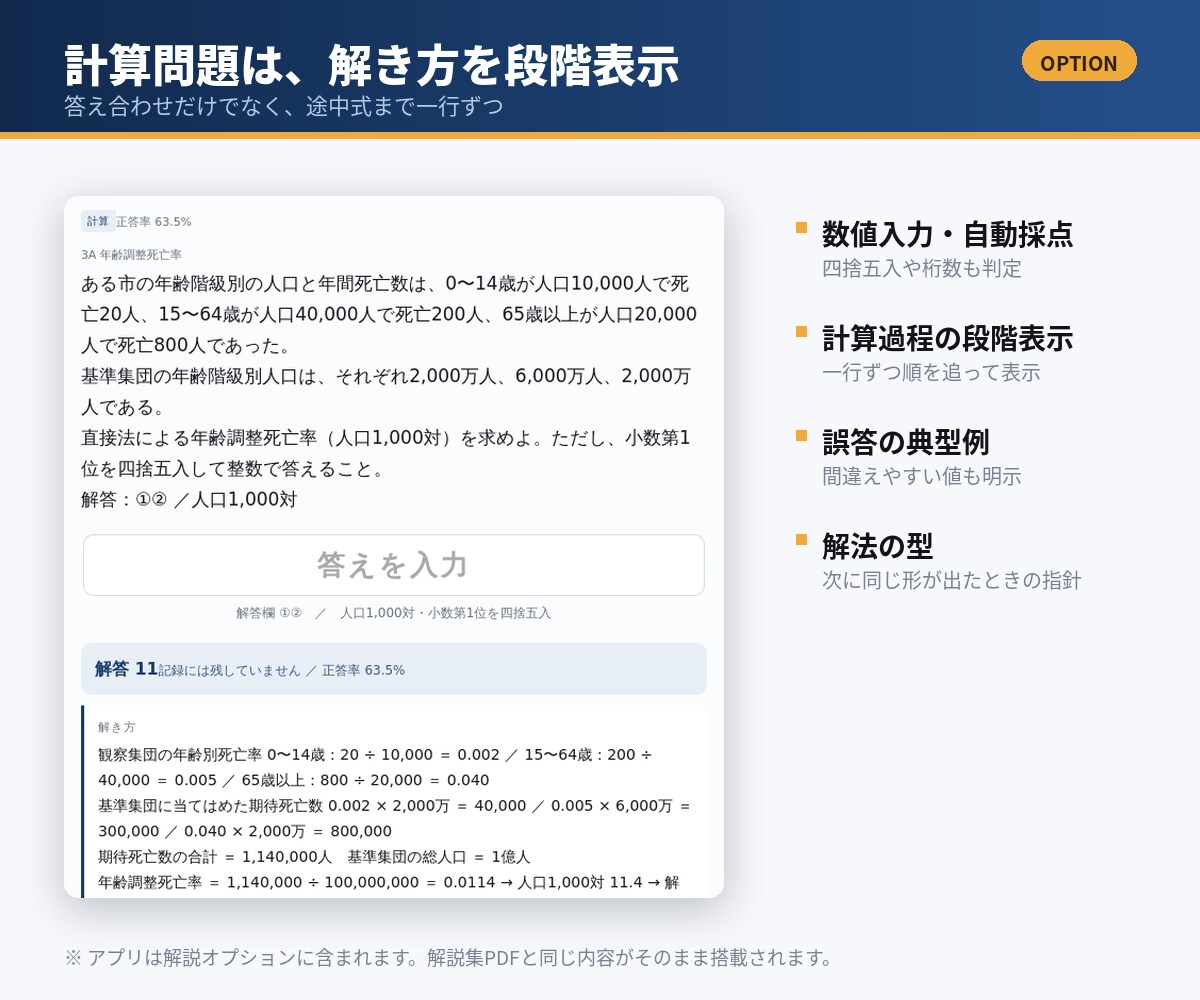 過去問PDFを問題集・解説集・アプリにします スキャンしただけの過去問を自分専用の問題集に イメージ6