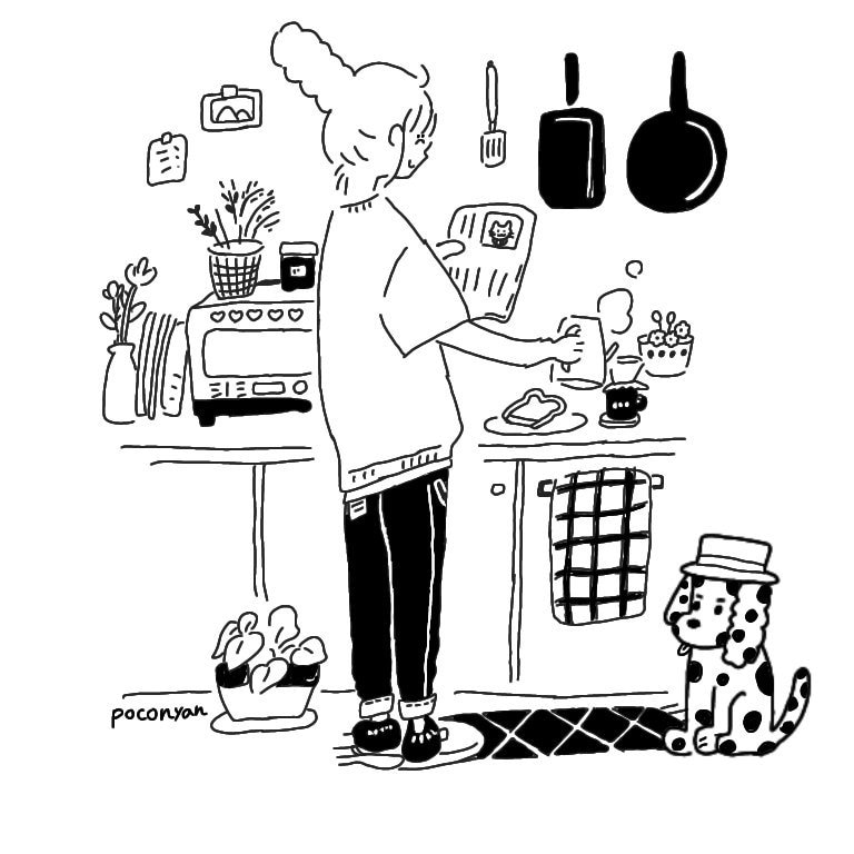 オーダーイラスト承ります ゆるくてシンプル！かわいい、おしゃれイラストかきます。 イメージ2