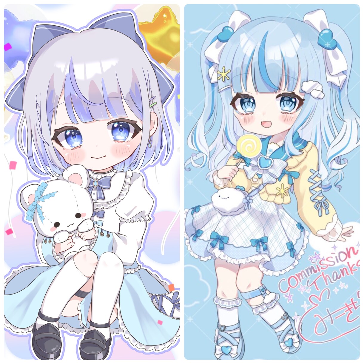 商用利用可！可愛いイラスト制作致します SNSアイコンや立ち絵など幅広く対応致します！ イメージ9