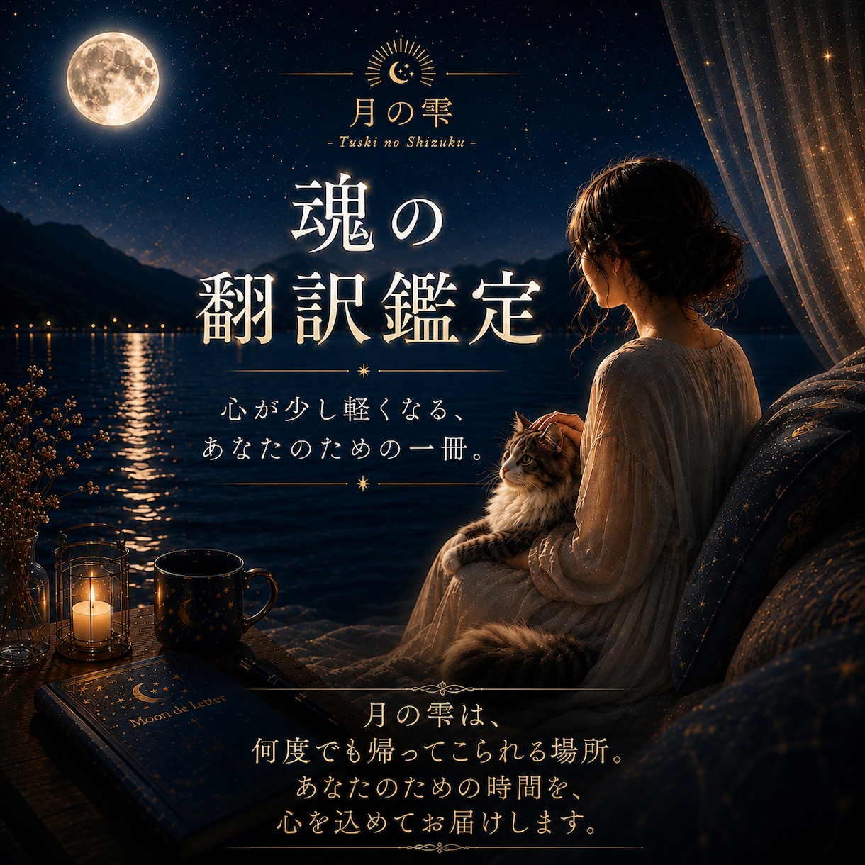 魂の翻訳で心を優しく整えます 不安な心を整理し、前へ進む一歩を届けます イメージ1