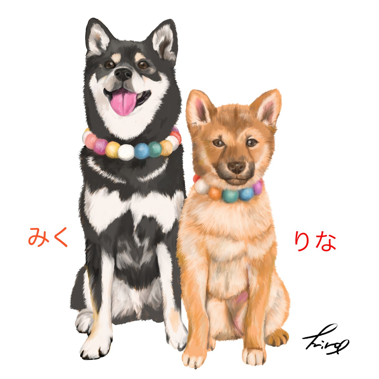 かわいいうちの子を描きます あなたの愛犬、愛猫をイラストにしませんか？ イメージ8