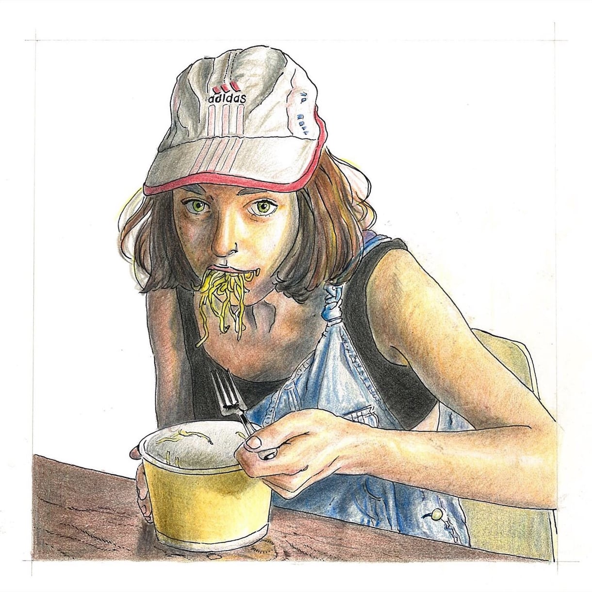 色鉛筆にて１点物のアナログ似顔絵作成します 温かな色鉛筆による画を飾りませんか？ イメージ4