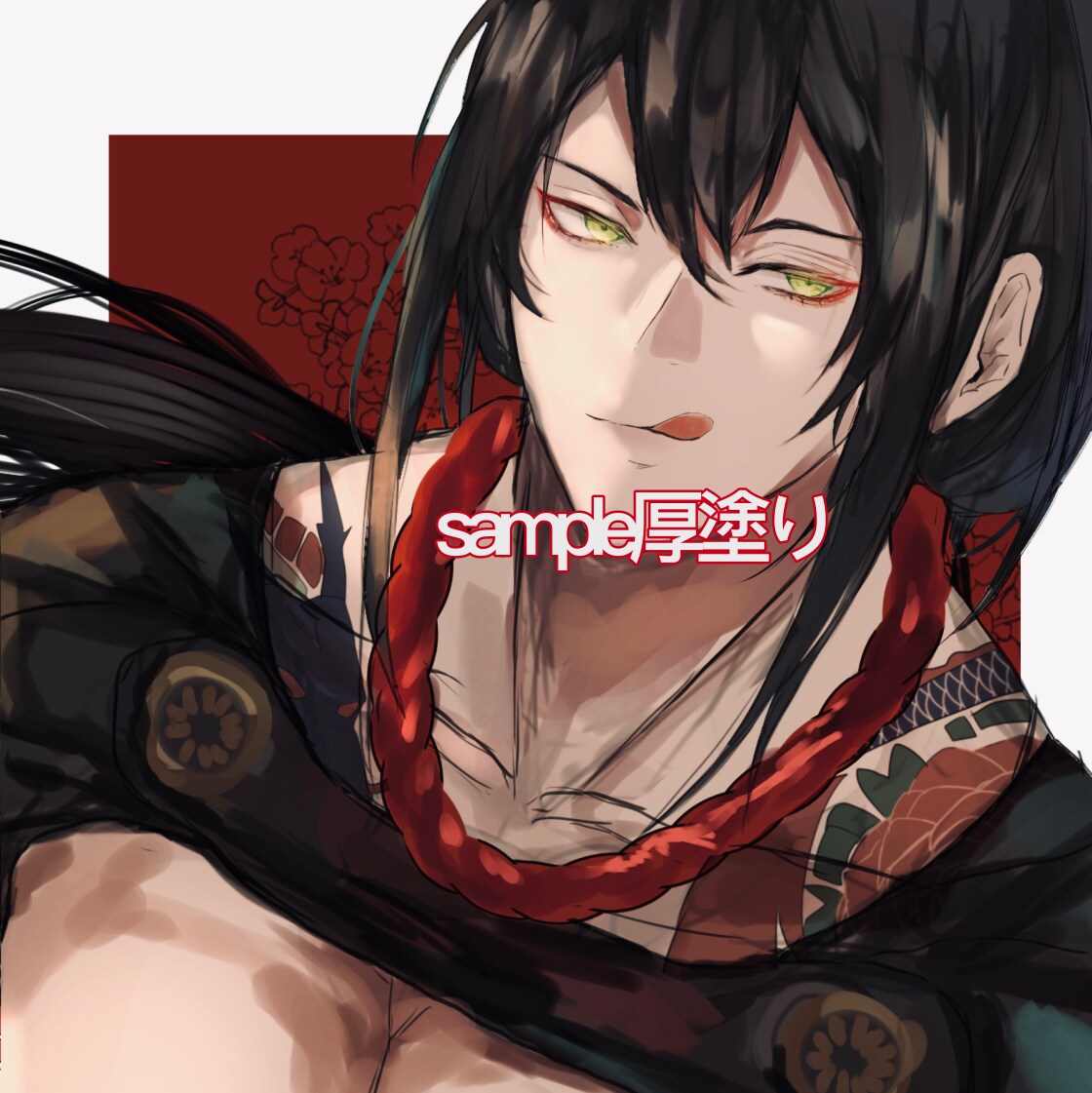 アイコン用、sns、個人用のイラスト描きます かっこいい感じの男性キャラが好きな方。 イメージ5