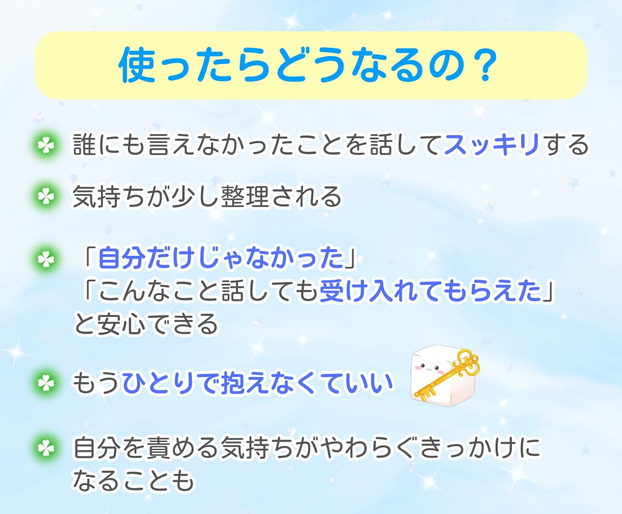 人に言えない秘密・本音☘️そっとお預かりします 恋愛・不倫・浮気・罪悪感・後悔・本音を預ける電話相談☘️ イメージ4