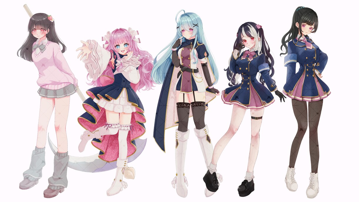 一枚絵制作します ぱっと目を引く、メリハリのあるイラストを制作します イメージ9
