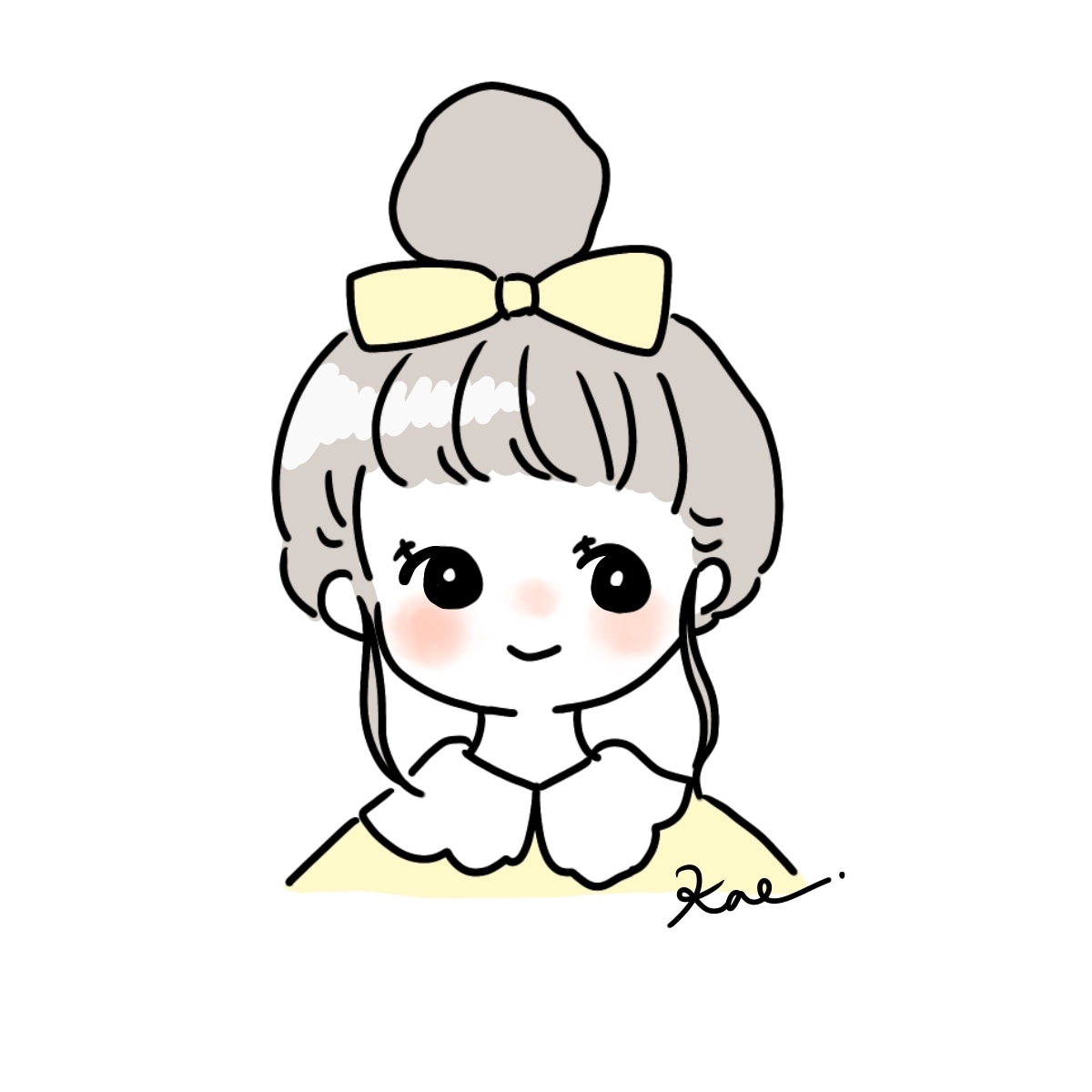 シンプルなアイコン描きます 肩から上のデフォルメのアイコン！SNSやブログなどに！ イメージ3