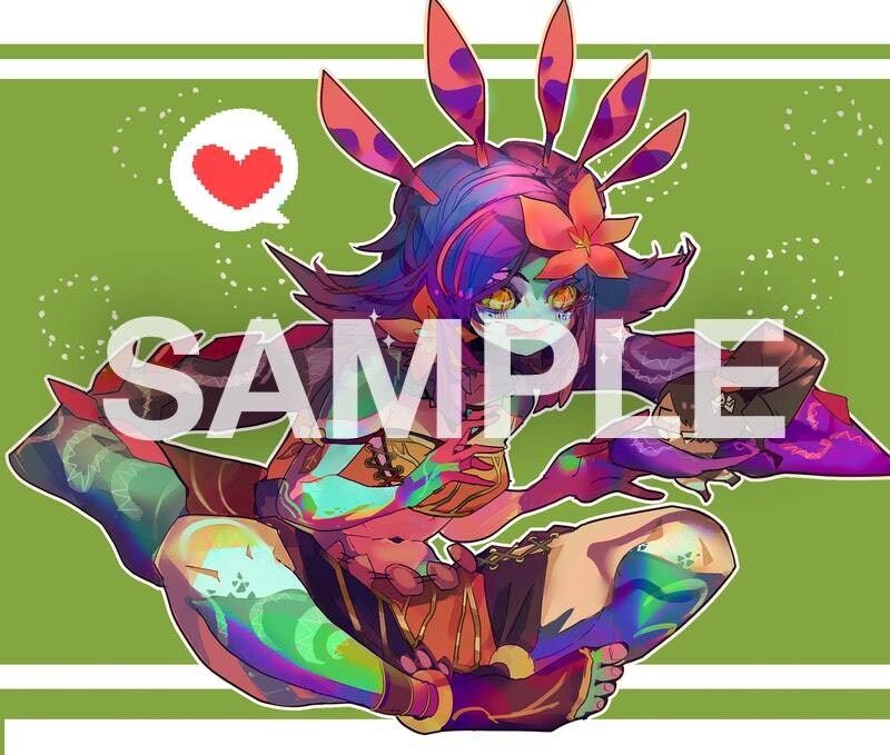 綺麗で目を引くような色鮮やかなイラストを描きます 目を引くような、色鮮やかなイラストが売りです。 イメージ2